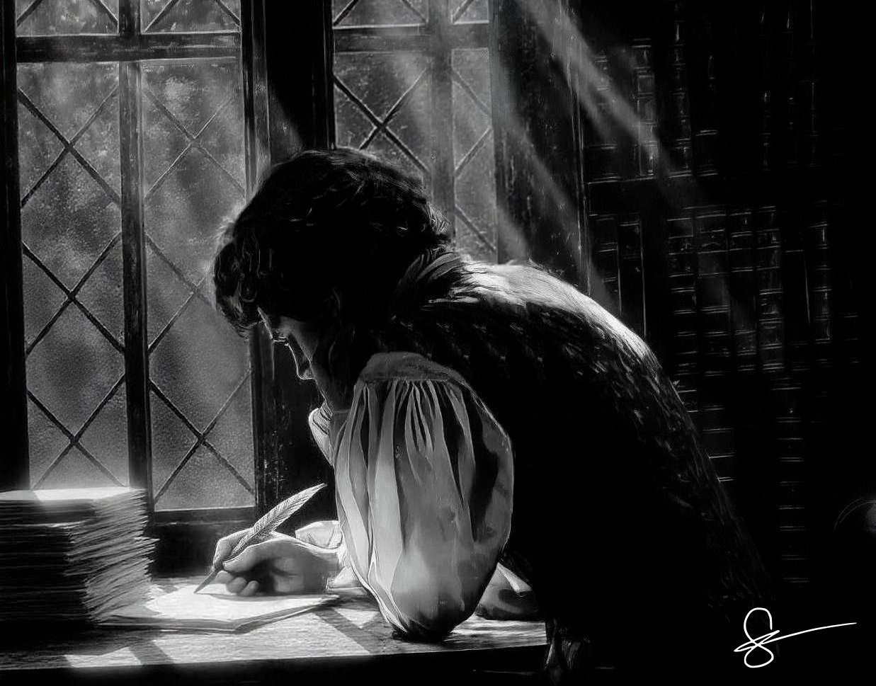 Cedric at his study